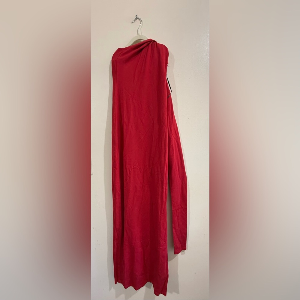MARELLA One Shoulder Red Dress - Picture 7 of 12